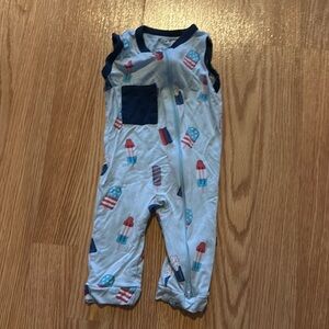 Kyte sleeveless zipper romper